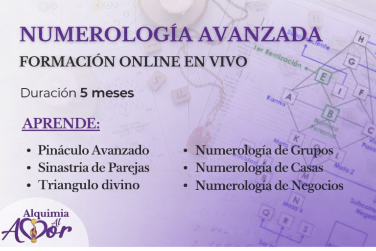 FORMACIÓN DE NUMEROLOGIA AVANZADA 2026